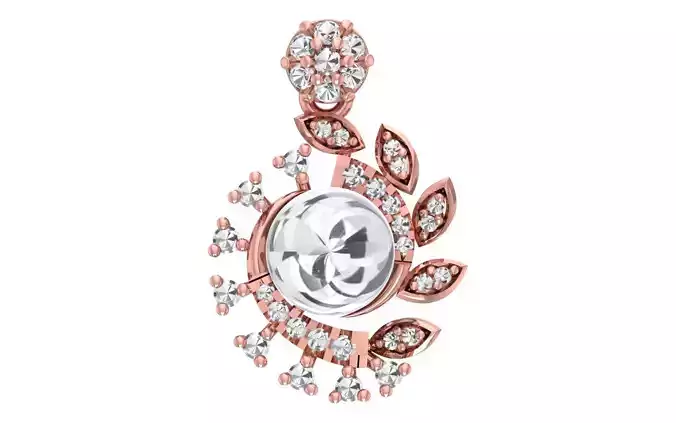 Women Pendants 3dm STL OBJ FBX Renders Details