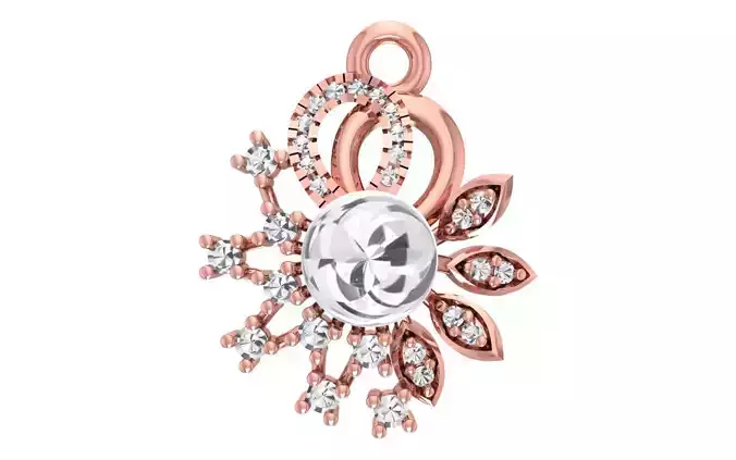 Women Pendants 3dm STL OBJ FBX Renders Details