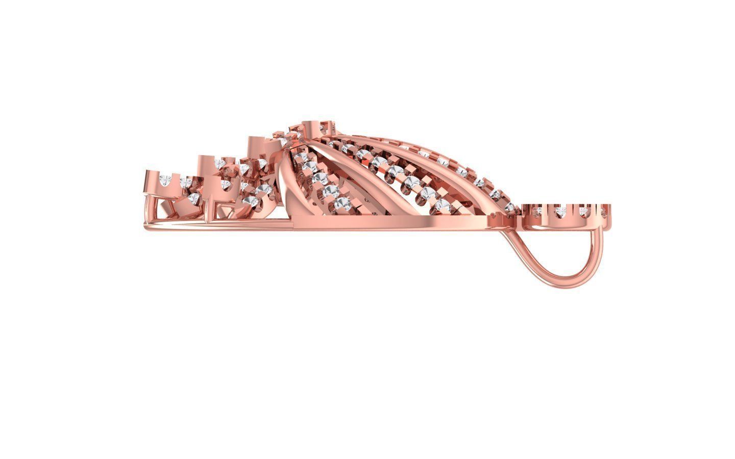 Women Pendants 3dm STL OBJ FBX Renders Details 3D print model_1