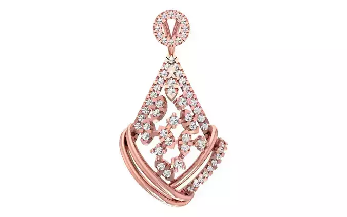 Women Pendants 3dm STL OBJ FBX Renders Details