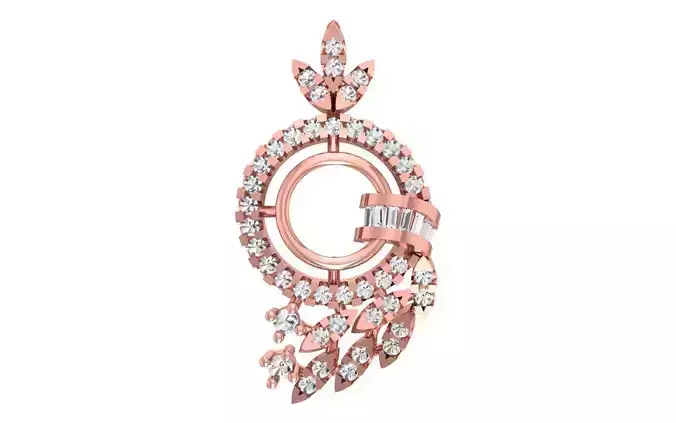 Women Pendants 3dm STL OBJ FBX Renders Details