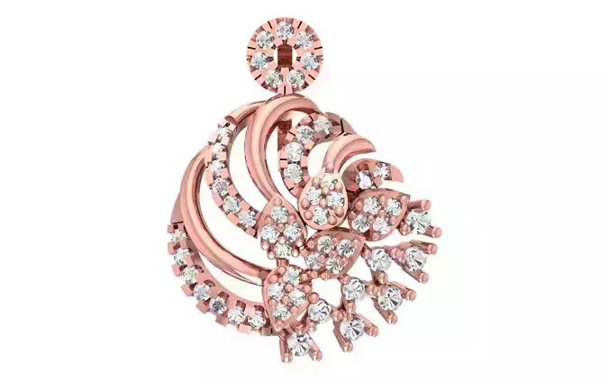 Women Pendants 3dm STL OBJ FBX Renders Details