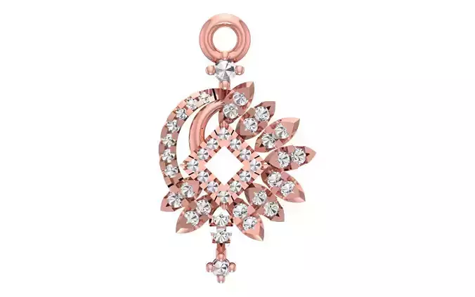 Women Pendants 3dm STL OBJ FBX Renders Details