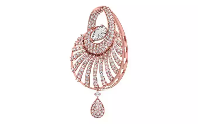 Women Pendants 3dm STL OBJ FBX Renders Details