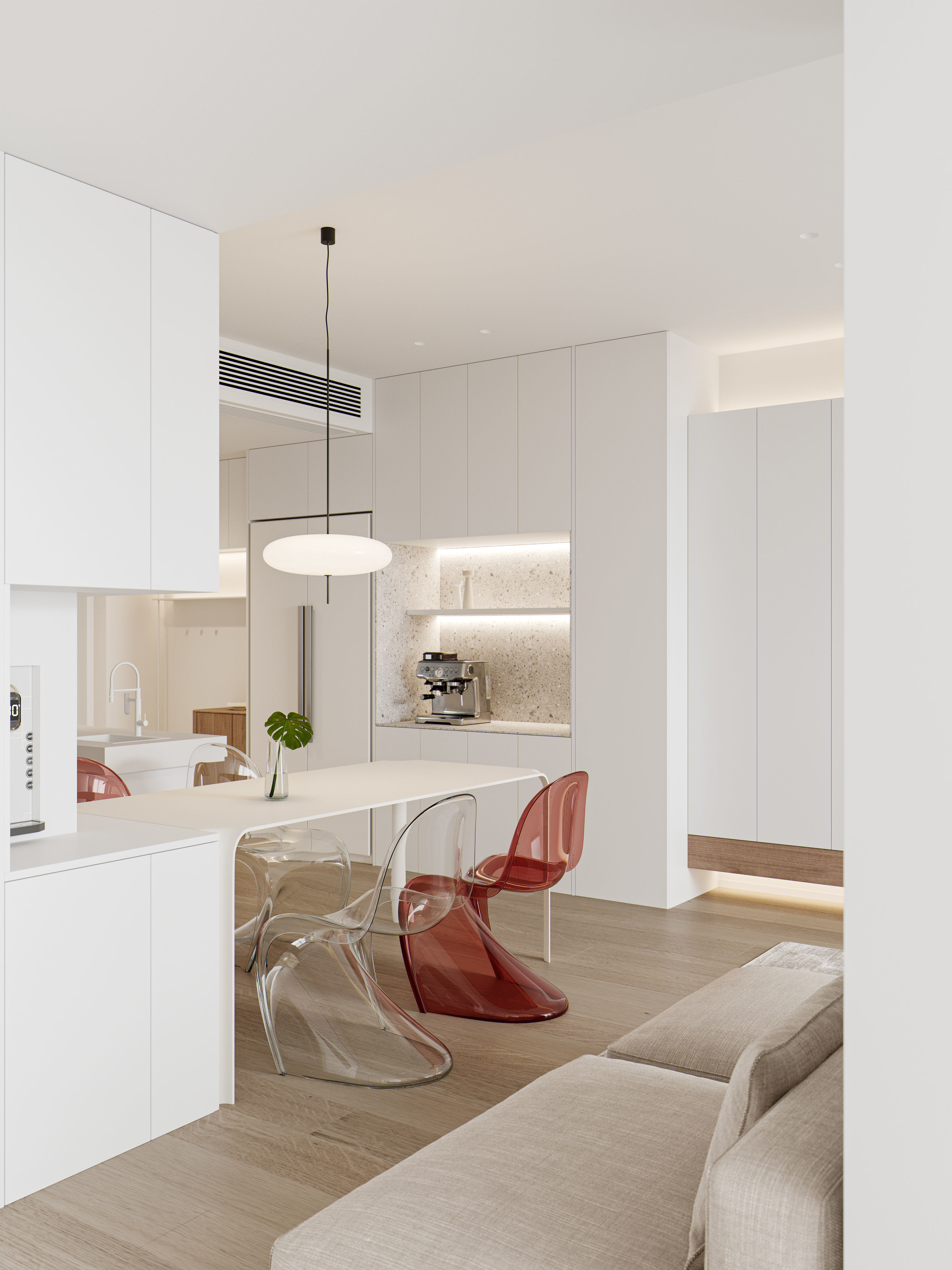 Living Room Interior Scene for 3DMAX and Corona Renderer  3D model_5