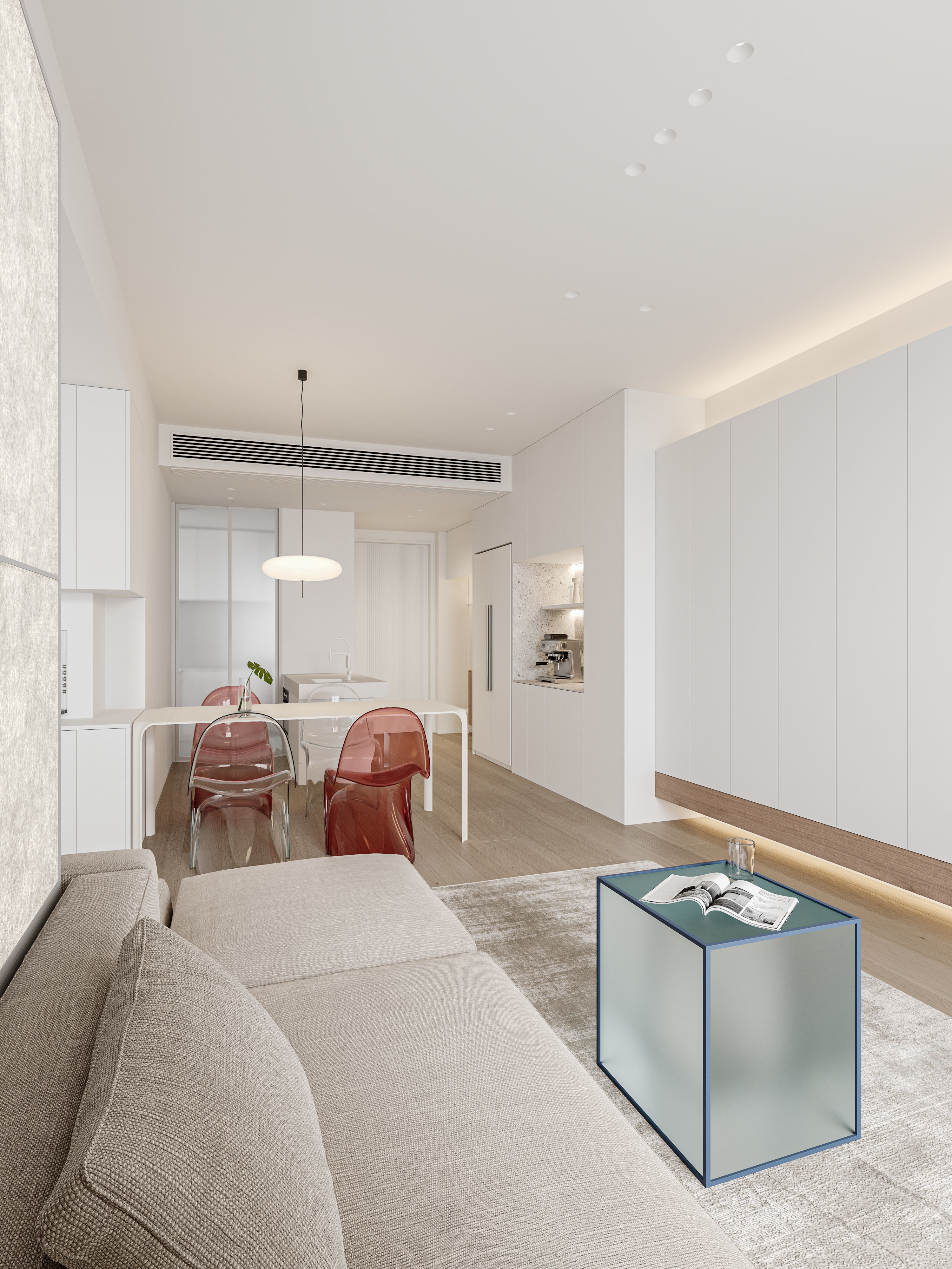 Living Room Interior Scene for 3DMAX and Corona Renderer  3D model_2