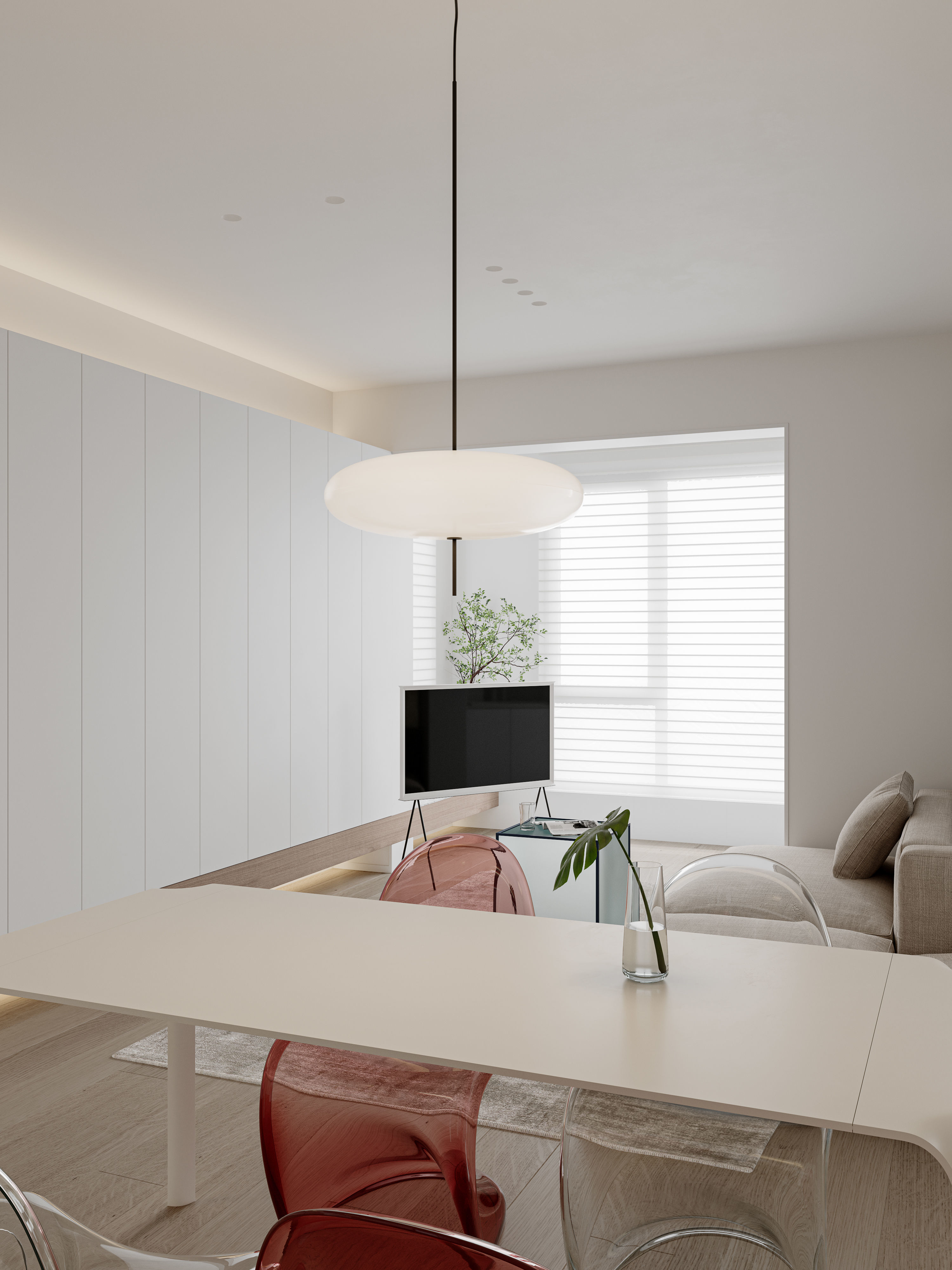 Living Room Interior Scene for 3DMAX and Corona Renderer  3D model_13