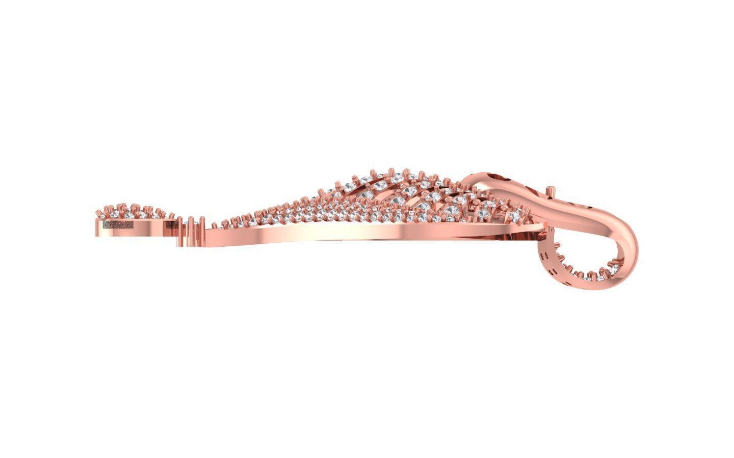 Women Pendants 3dm STL OBJ FBX Renders Details 3D print model_2