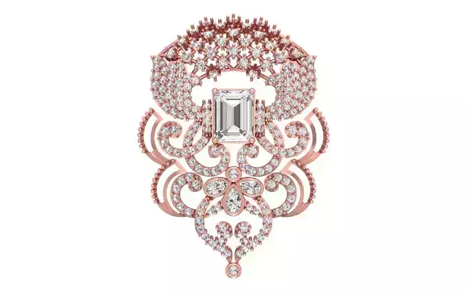 Women Pendants 3dm STL OBJ FBX Renders Details