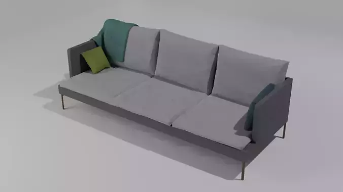 Interior sofa 3D model
