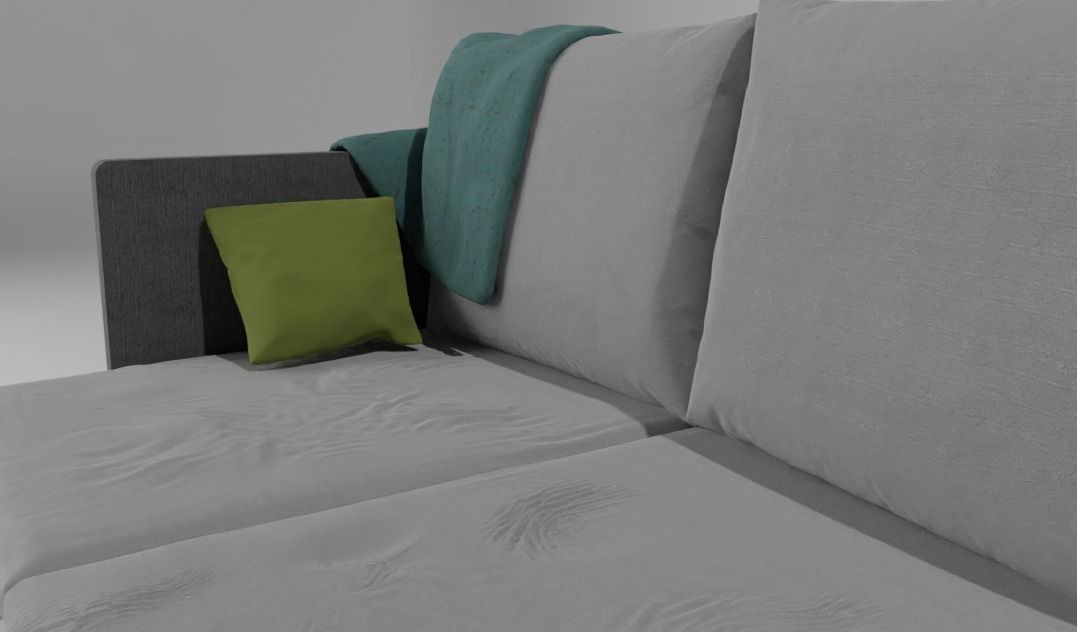 Interior sofa 3D model_2