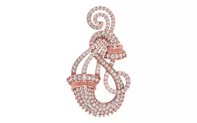 Women Pendants 3dm STL OBJ FBX Renders Details