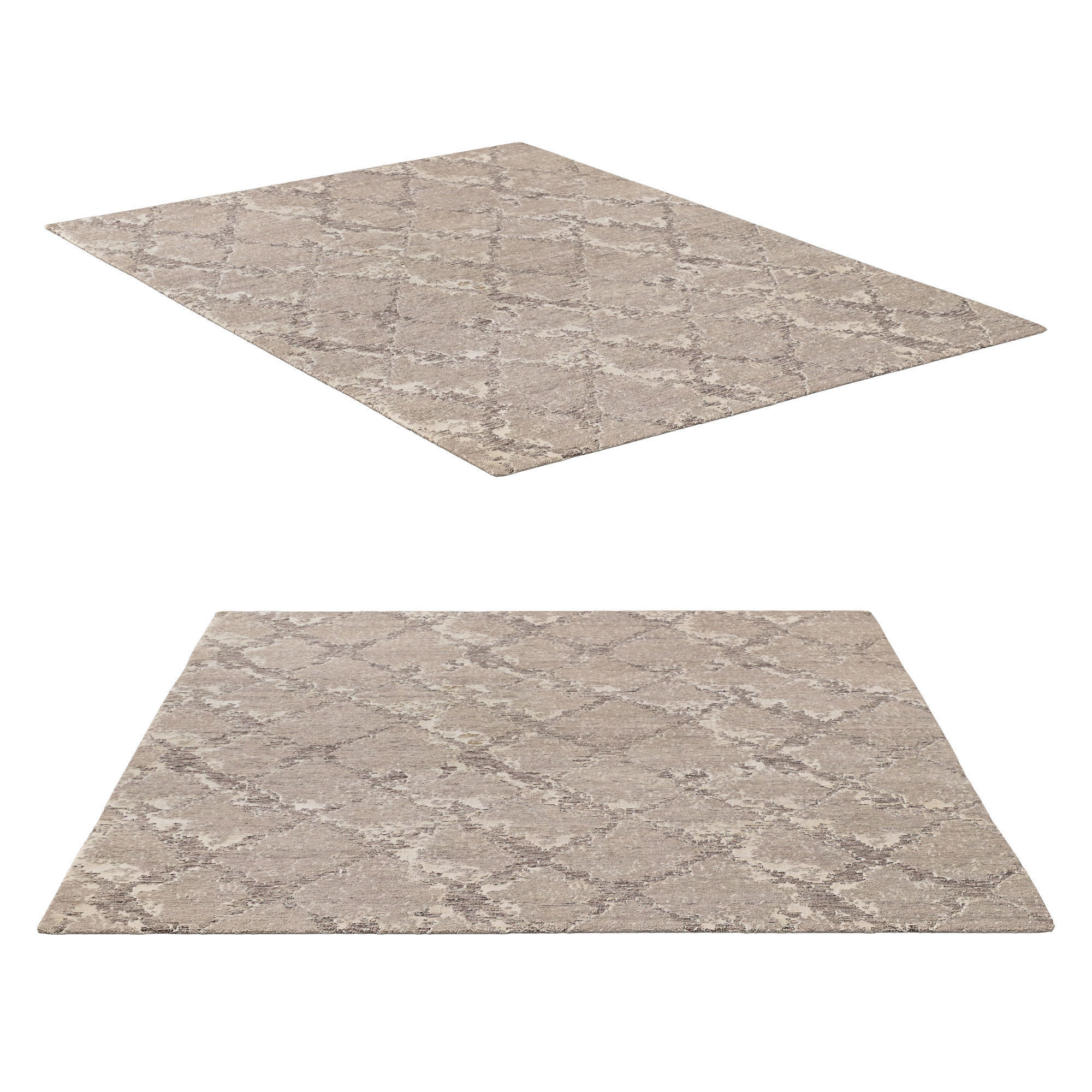 HAMZEH HAND-KNOTTED RUG B 3D model_4