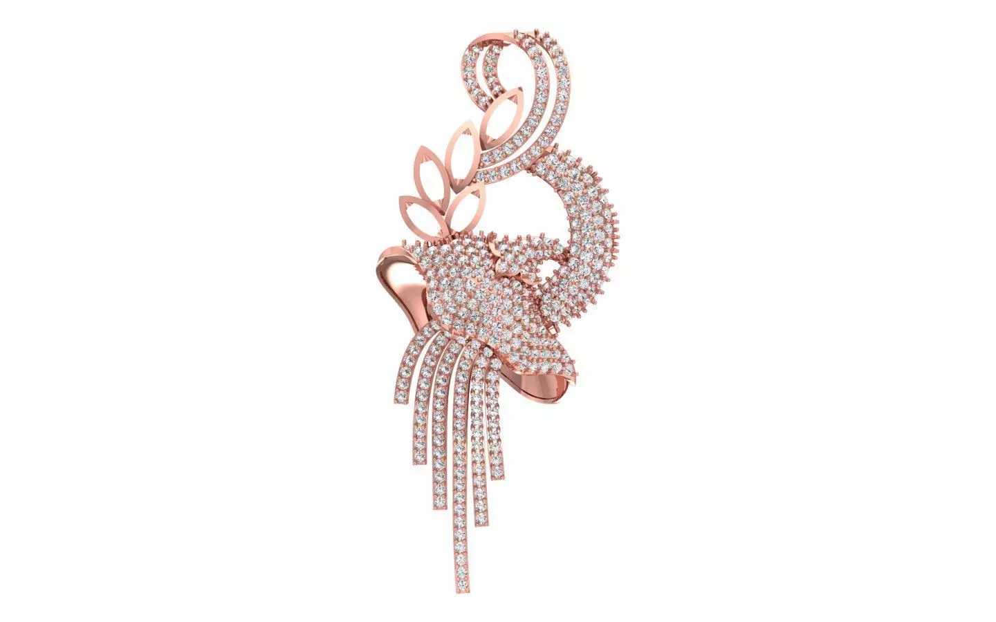 Women Pendants 3dm STL OBJ FBX Renders Details 3D print model_0