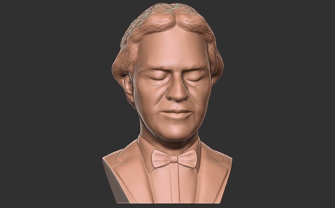 Andrea Bocelli bust for 3D printing 3D print model_17