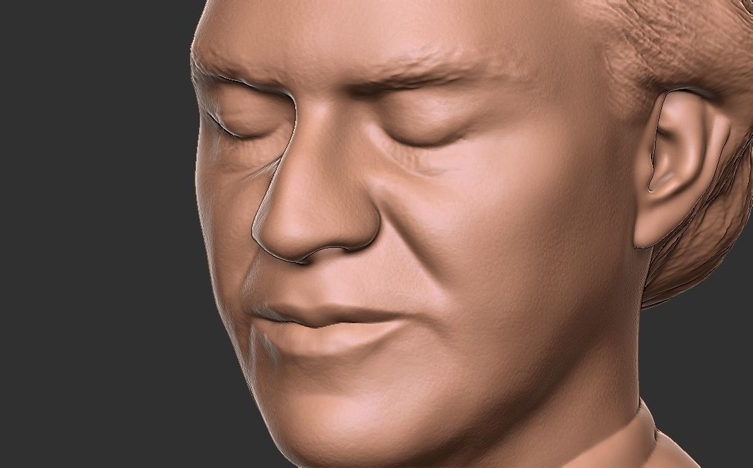 Andrea Bocelli bust for 3D printing 3D print model_28