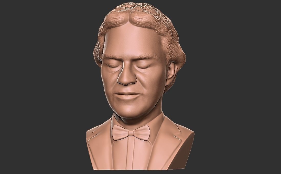 Andrea Bocelli bust for 3D printing 3D print model_6