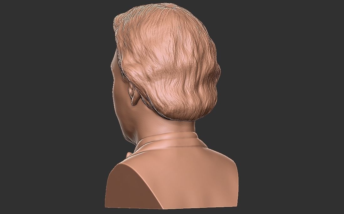 Andrea Bocelli bust for 3D printing 3D print model_10