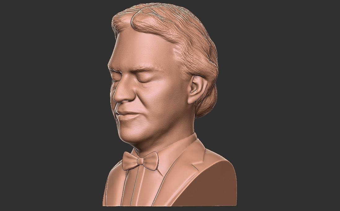 Andrea Bocelli bust for 3D printing 3D print model_8