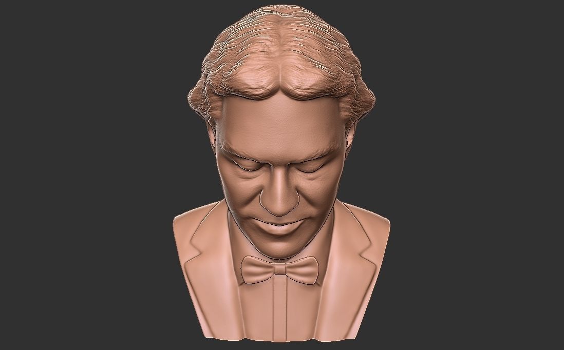 Andrea Bocelli bust for 3D printing 3D print model_20