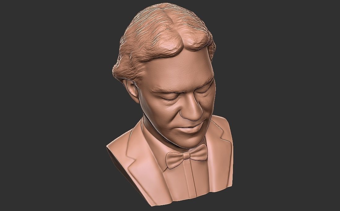 Andrea Bocelli bust for 3D printing 3D print model_21