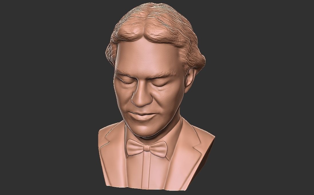 Andrea Bocelli bust for 3D printing 3D print model_19