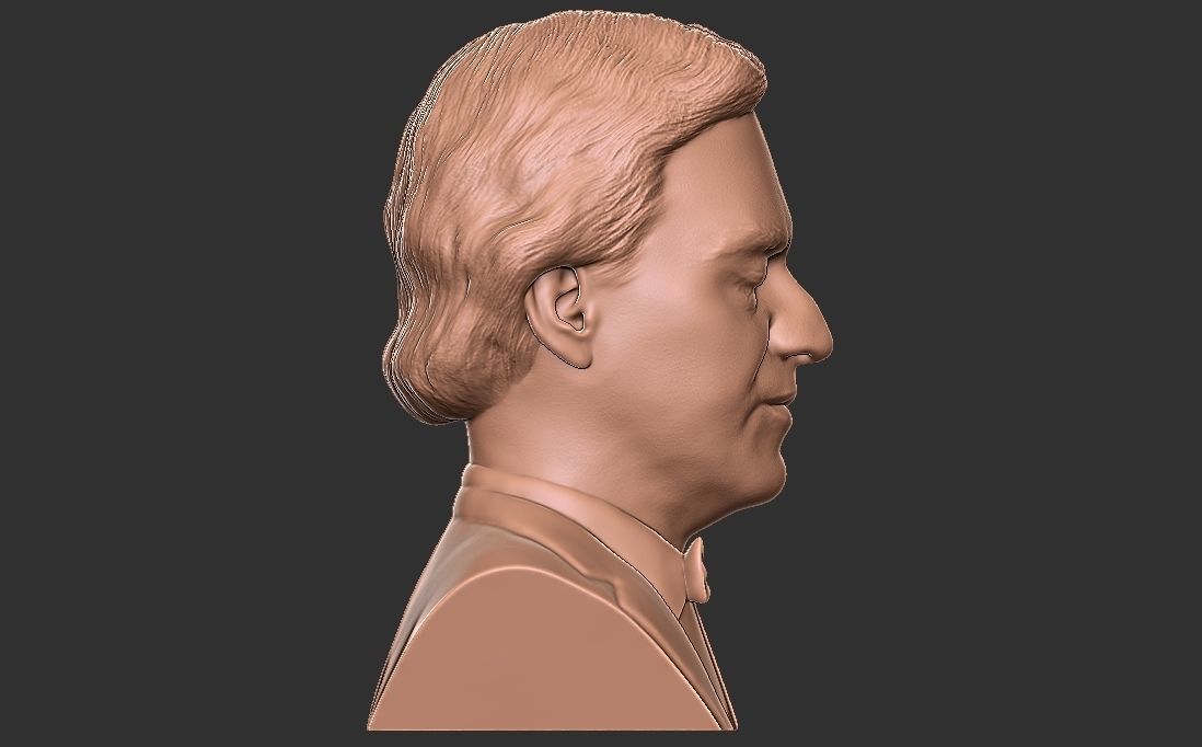 Andrea Bocelli bust for 3D printing 3D print model_13