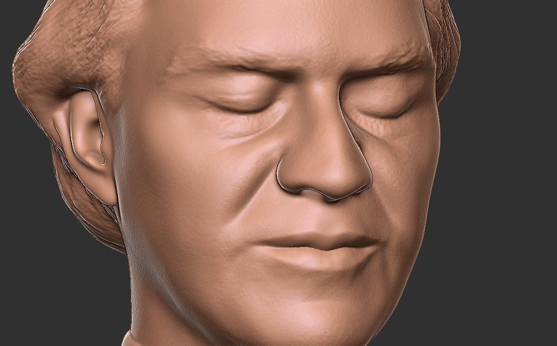 Andrea Bocelli bust for 3D printing 3D print model_27