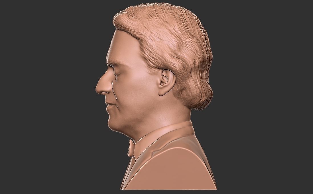 Andrea Bocelli bust for 3D printing 3D print model_9