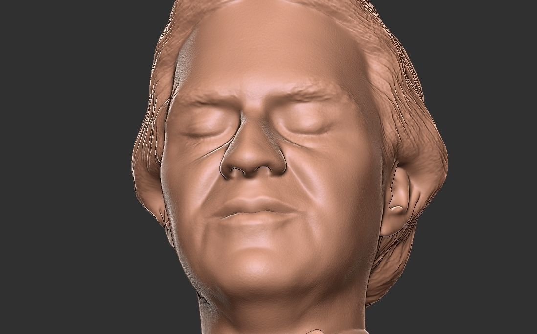 Andrea Bocelli bust for 3D printing 3D print model_30