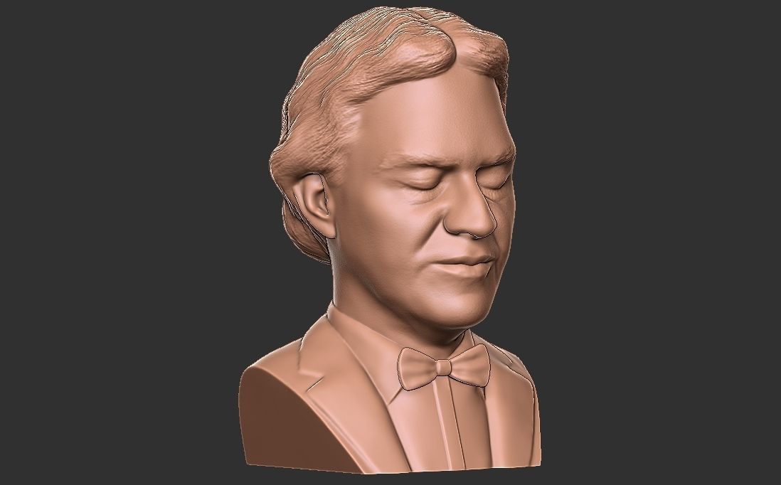 Andrea Bocelli bust for 3D printing 3D print model_15