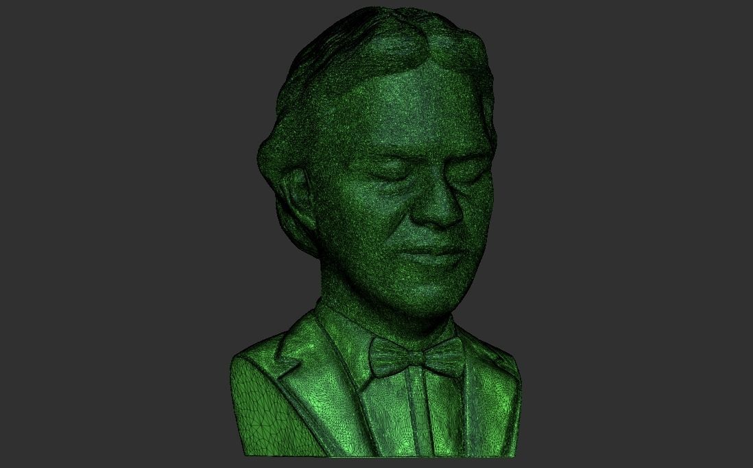 Andrea Bocelli bust for 3D printing 3D print model_32