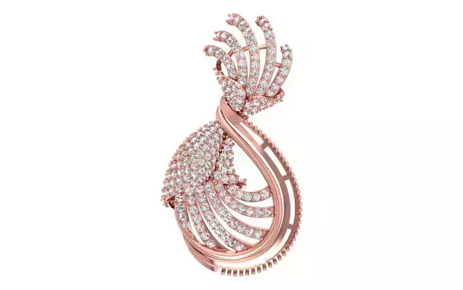 Women Pendants 3dm STL OBJ FBX Renders Details