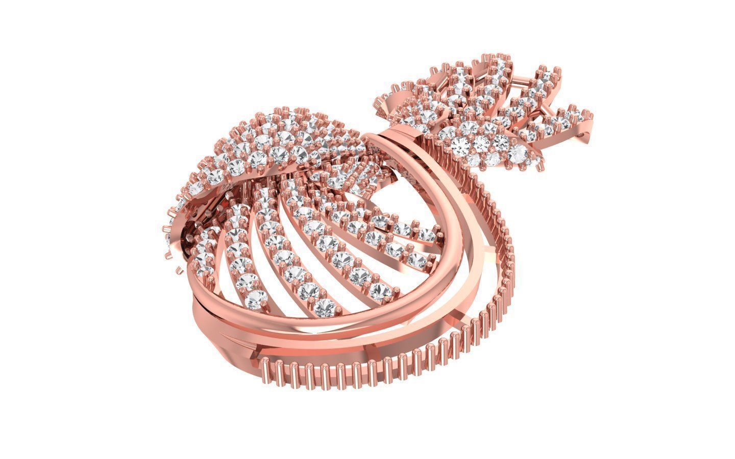 Women Pendants 3dm STL OBJ FBX Renders Details 3D print model_1