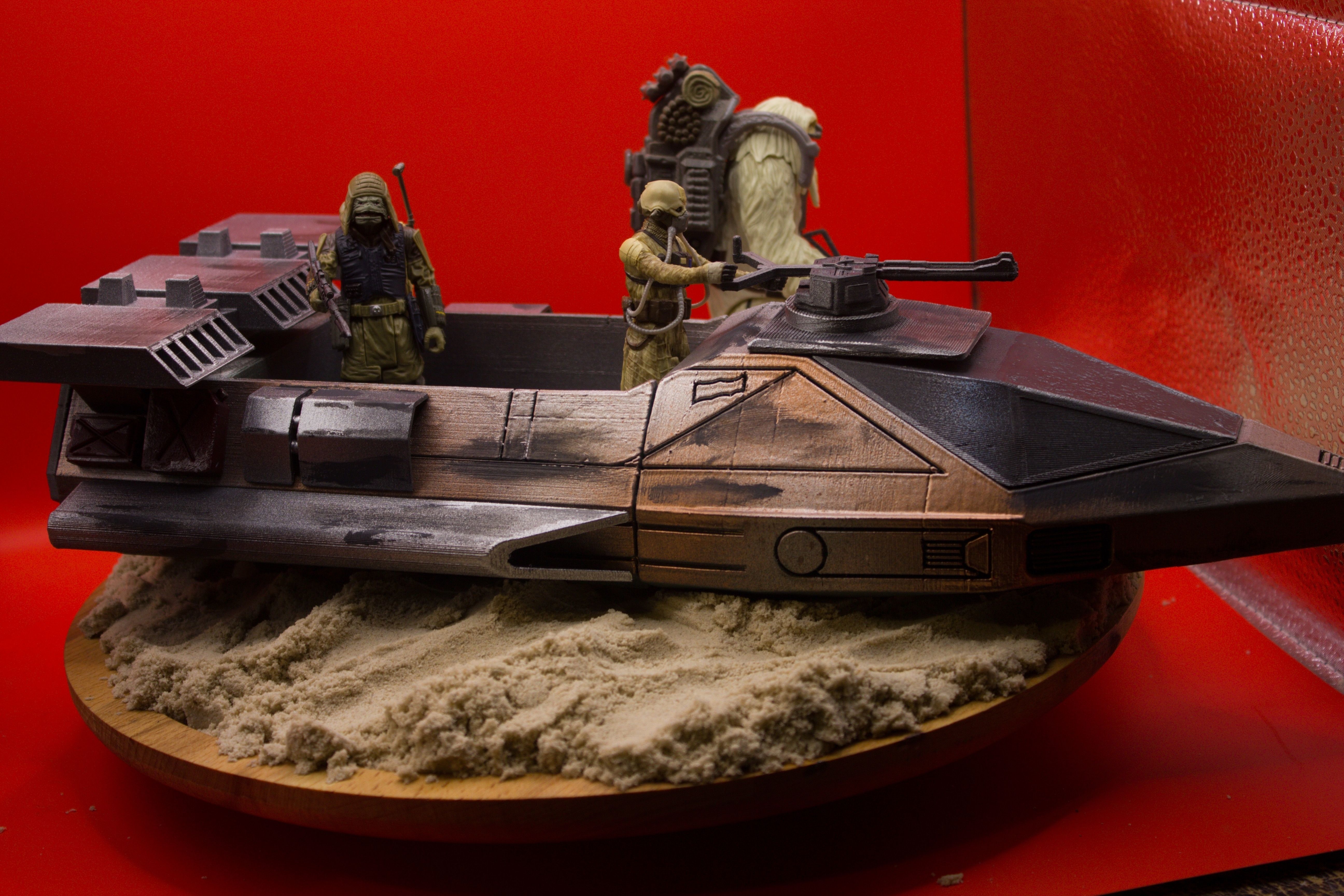 mos espa v35 speeder 3D print model_2
