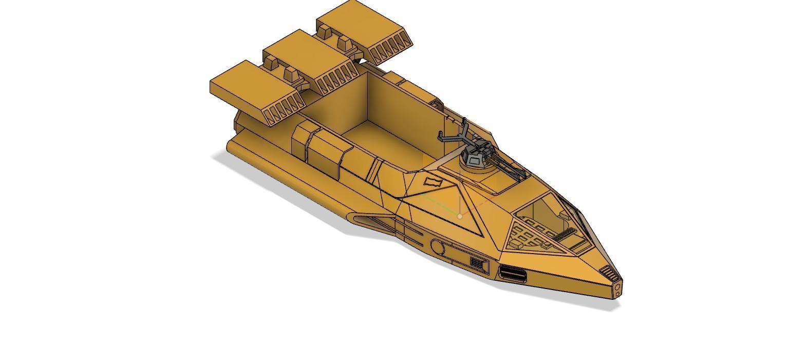 mos espa v35 speeder 3D print model_15