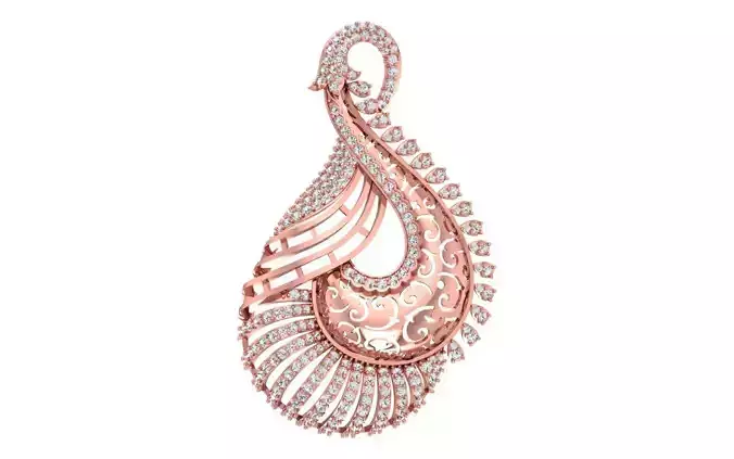 Women Pendants 3dm STL OBJ FBX Renders Details