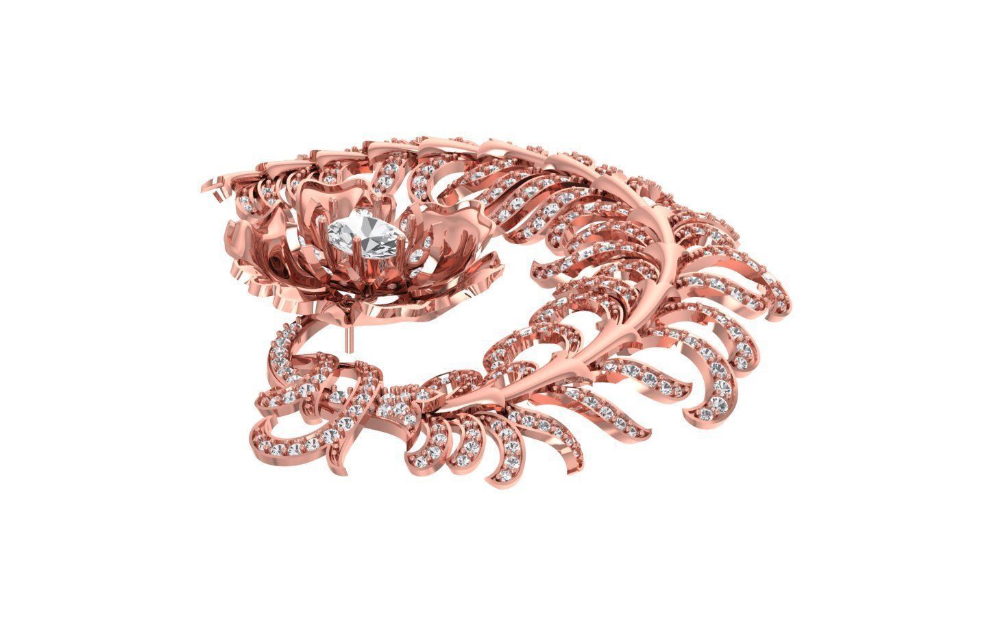 Women Pendants 3dm STL OBJ FBX Renders Details 3D print model_2