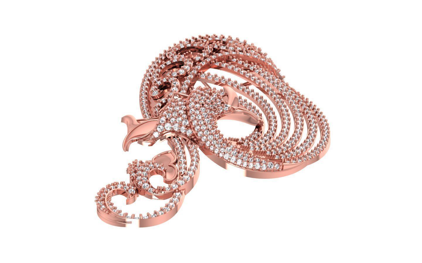 Women Pendants 3dm STL OBJ FBX Renders Details 3D print model_1