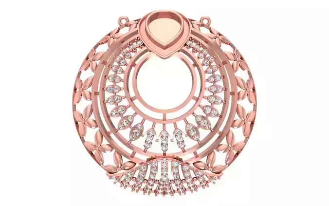 Women Pendants 3dm STL OBJ FBX Renders Details