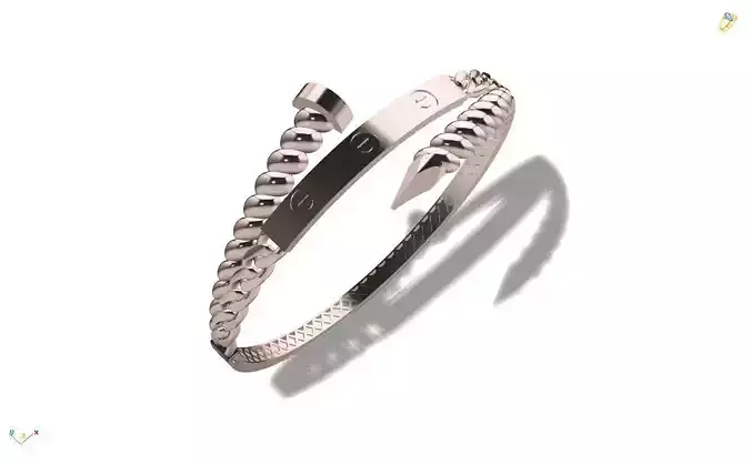 bracelet rose gold cuff