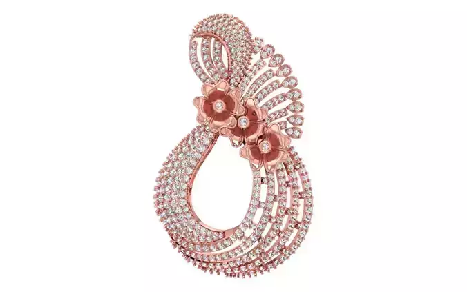 Women Pendants 3dm STL OBJ FBX Renders Details