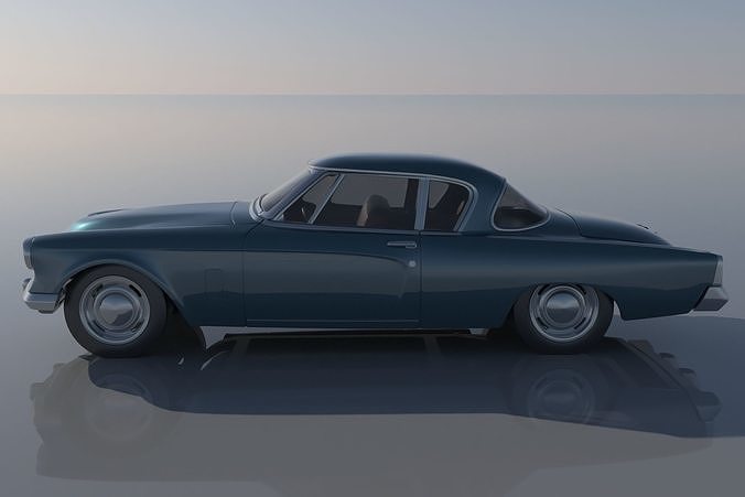Studebaker Commander Coupe 1953  3D print model 2
