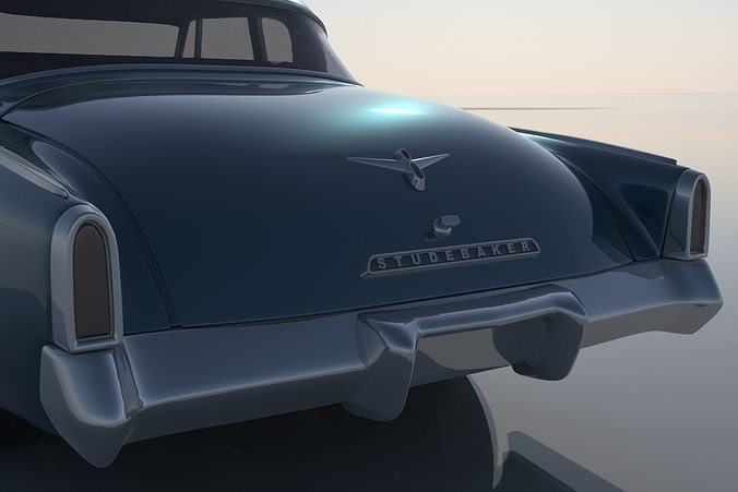 Studebaker Commander Coupe 1953  3D print model 4