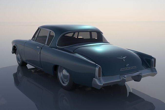 Studebaker Commander Coupe 1953  3D print model 3