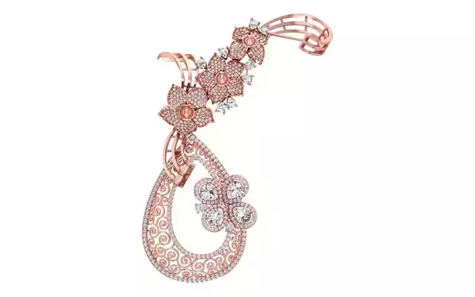 Women Pendants 3dm STL OBJ FBX Renders Details