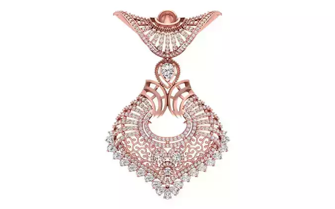 Women Pendants 3dm STL OBJ FBX Renders Details