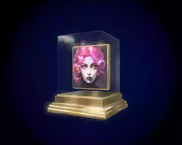 Gold Club Neurogirl 2 3D model