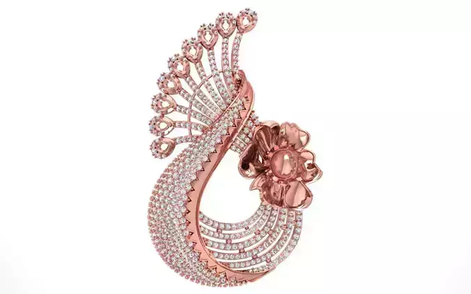 Women Pendants 3dm STL OBJ FBX Renders Details