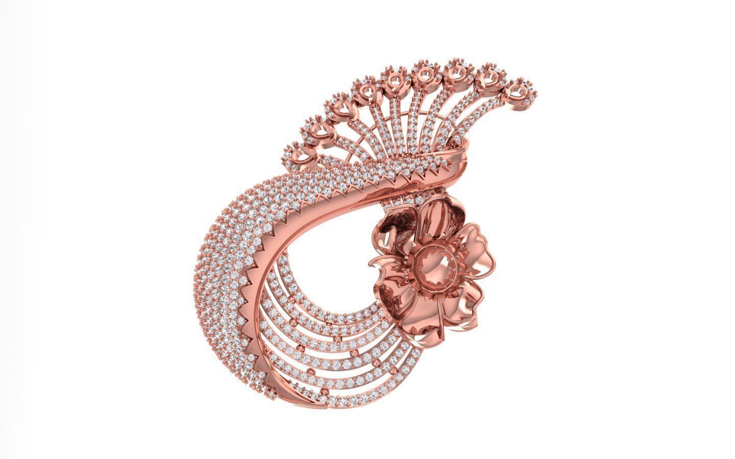 Women Pendants 3dm STL OBJ FBX Renders Details 3D print model_1